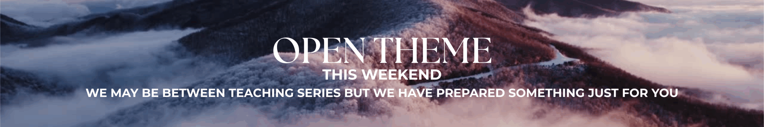 WEB BANNER - Open Series